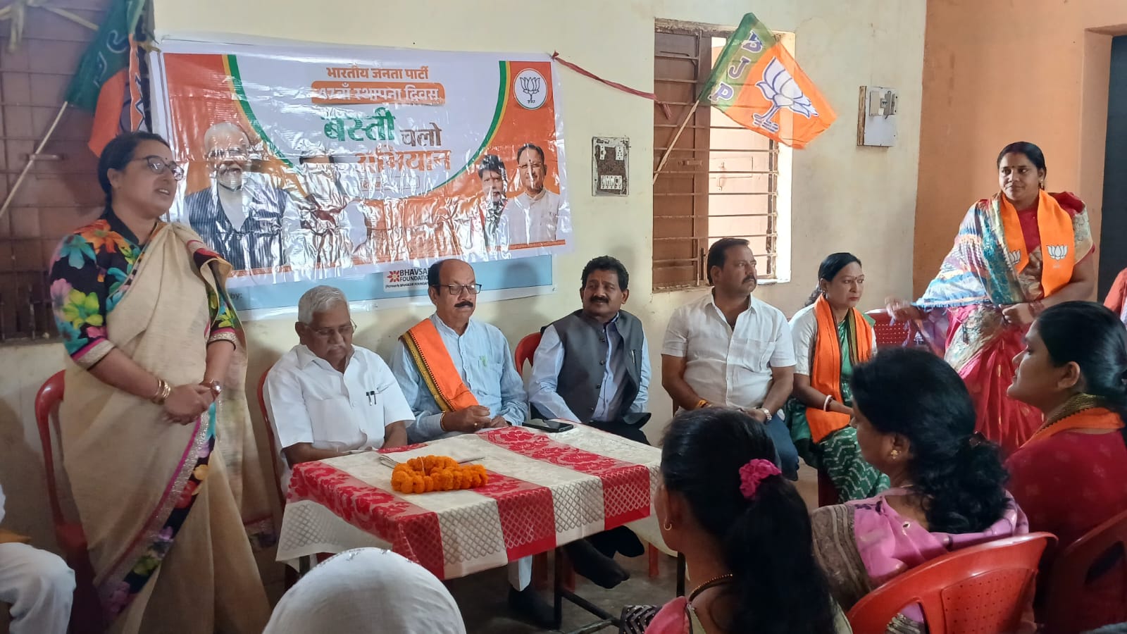 भाजपा चरोदा मंडल ने -100गांव चलो, बस्ती चलो-100 अभियान को दी गति; शक्ति केंद्रों पर आयोजित की गई महत्वपूर्ण बैठकें।