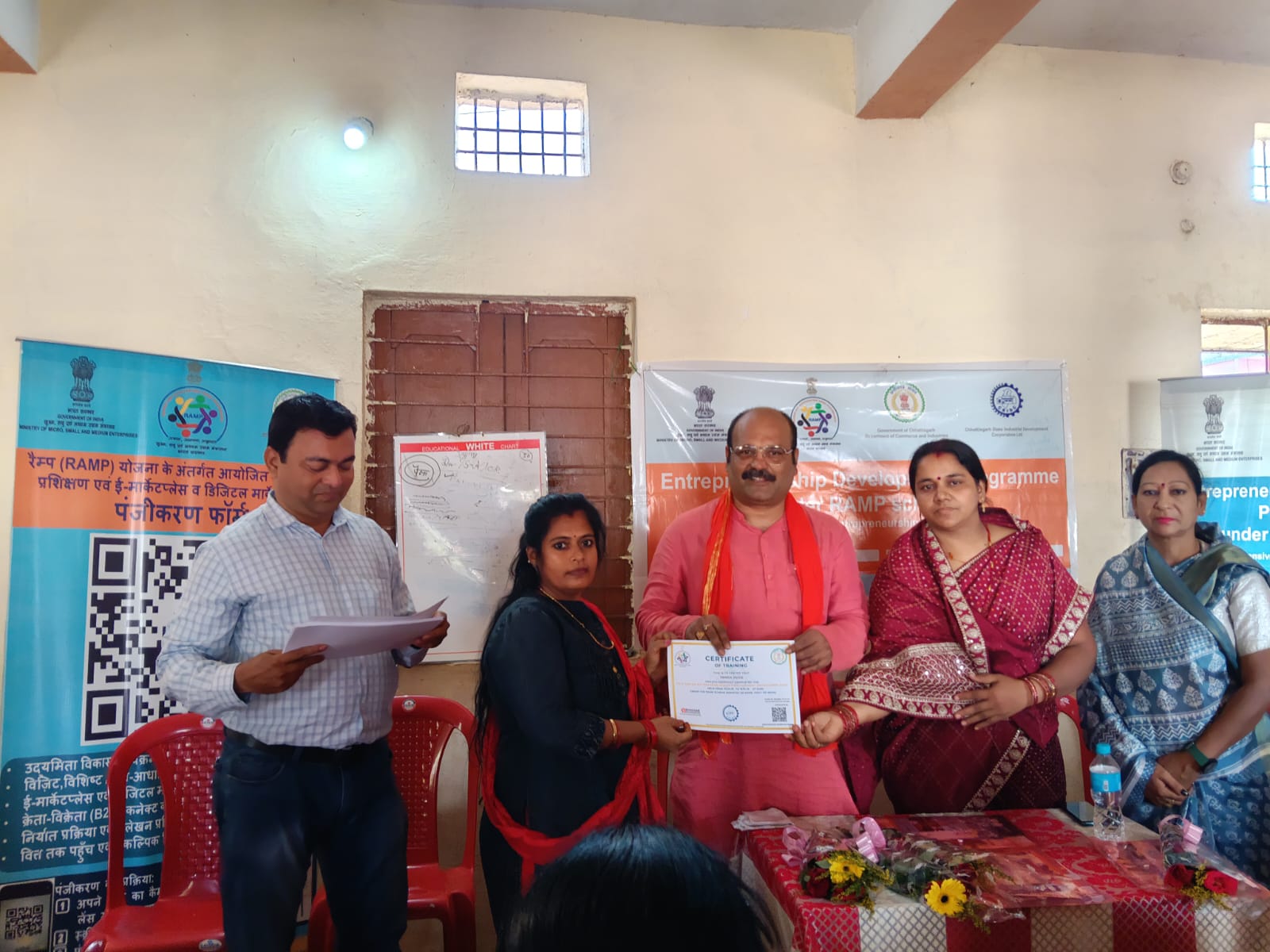 चरोदा में स्वरोजगार स्थापना पर विशेष प्रशिक्षण संपन्न।