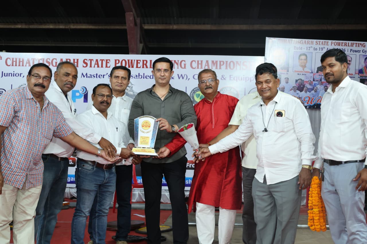 छत्तीसगढ़ पॉवर लिफ्टिंग एसोसिएशन, के संरक्षक नियुक्त किये गए इंद्रजीत सिंह छोटू -