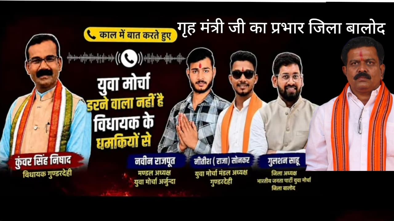 गृह मंत्री जी के प्रभार जिला में कांग्रेस विधायक ने भाजपा कार्यकर्ता को जमीन में चलने लायक नहीं रहने जान से मारने की दे डाली धमकी 
