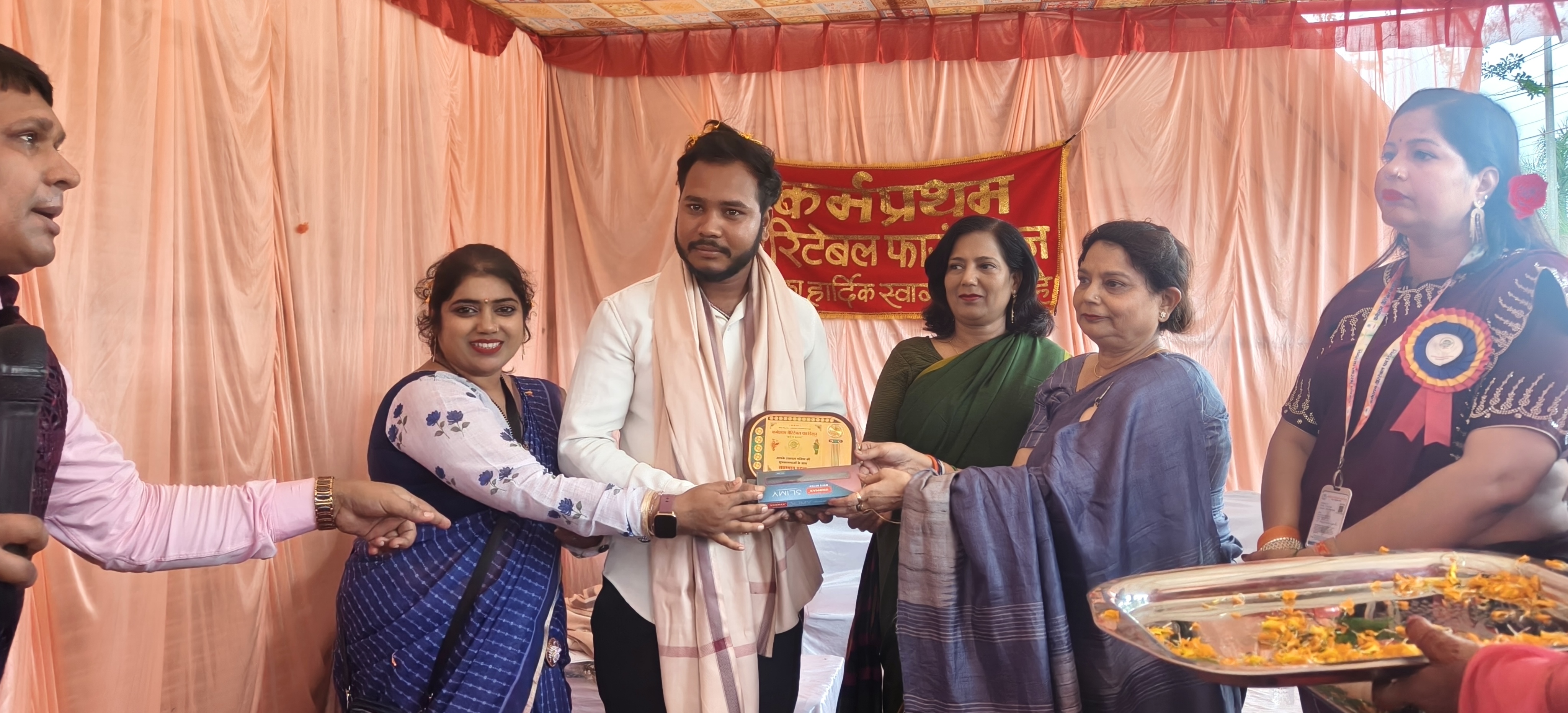 स्वतंत्रता दिवस पर कर्म प्रथम चैरिटेबल फाउंडेशन में आयोजित हुआ भव्य पंडवानी गायन, पत्रकार हनु नायक सम्मानित।